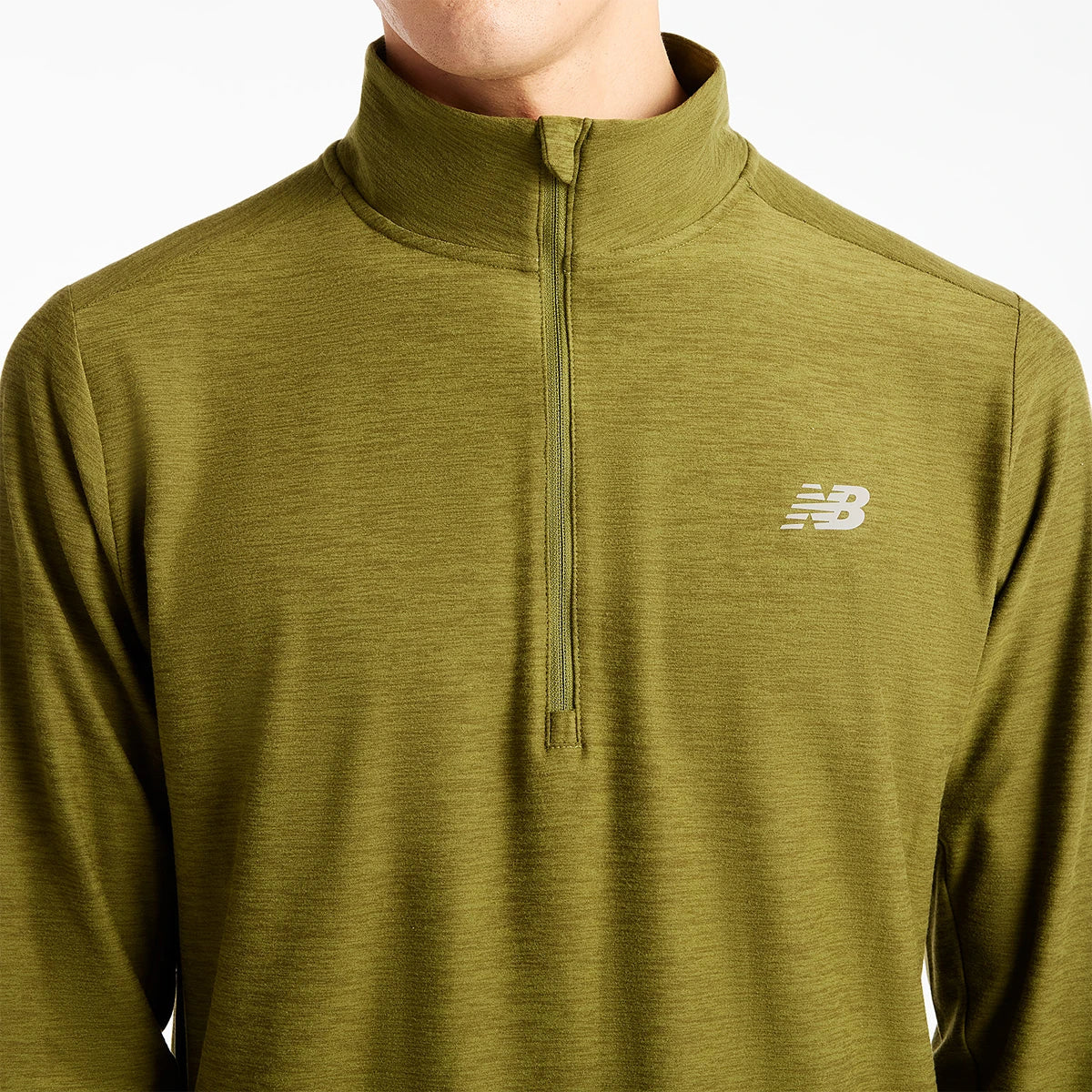 New Balance Long Sleeve 1/4 Zip Sport Essentials T-Shirt