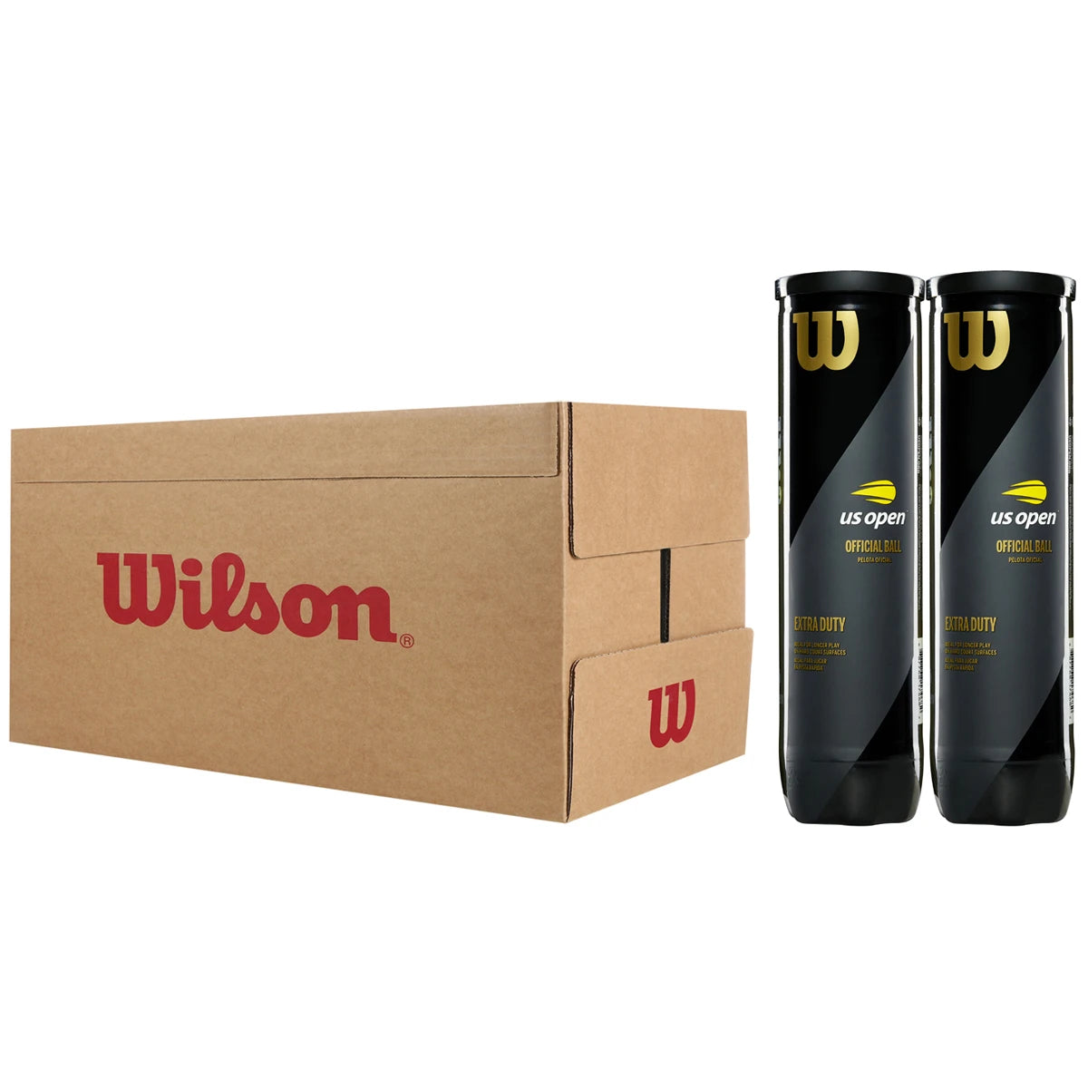 Box of 9 Bipacks of 4 Wilson Us Open Tennis balls