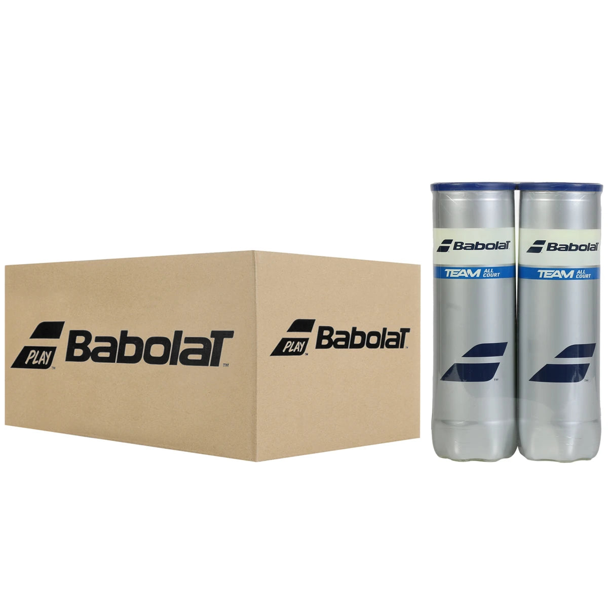 Box of 9 Bipacks of 4 Babolat Team All Court Balls