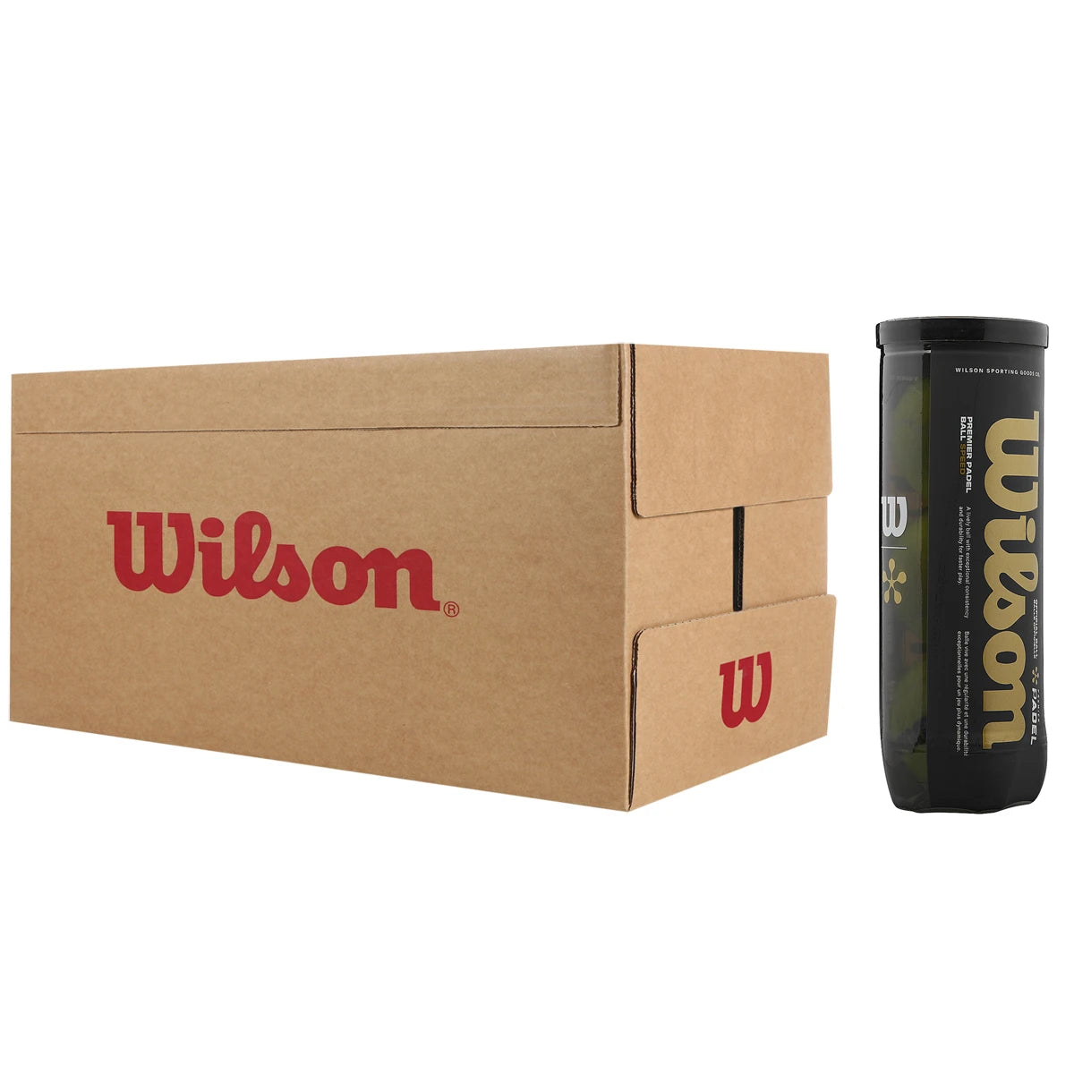 Box of 24 Tubes of 3 Wilson Premier Padel Speed Padel Balls