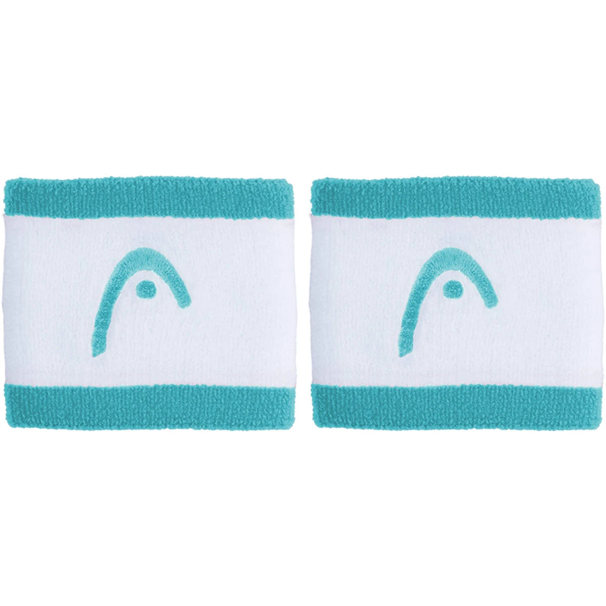 Pair of Head Simple Wristbands Width 2.5"