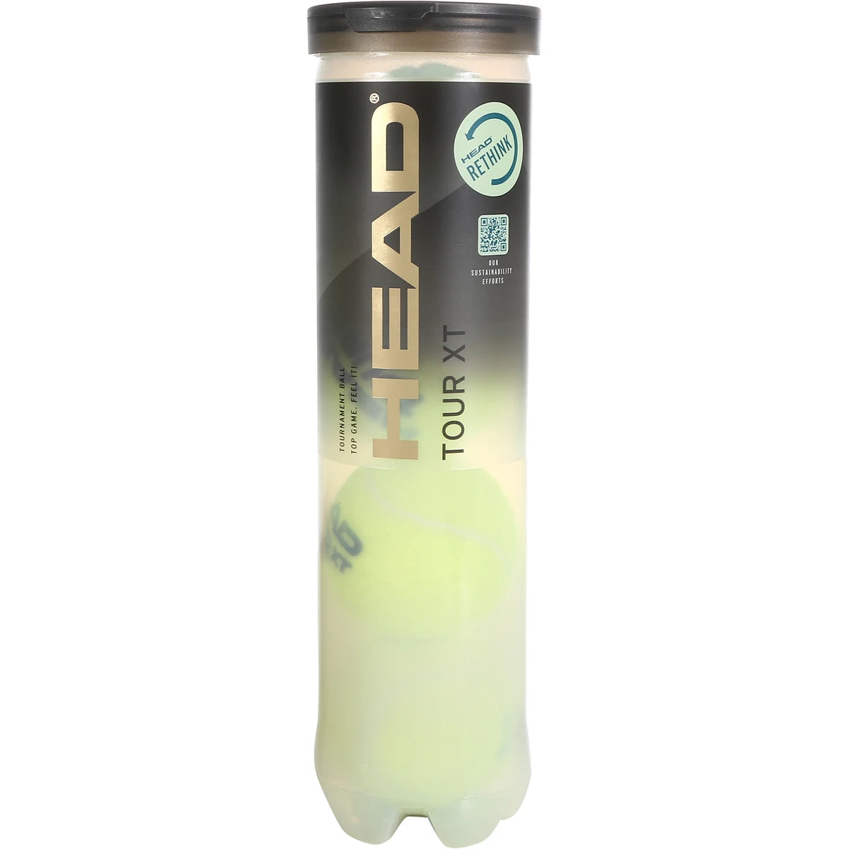 Tube of 4 Head Tour Xt Tennis Balls