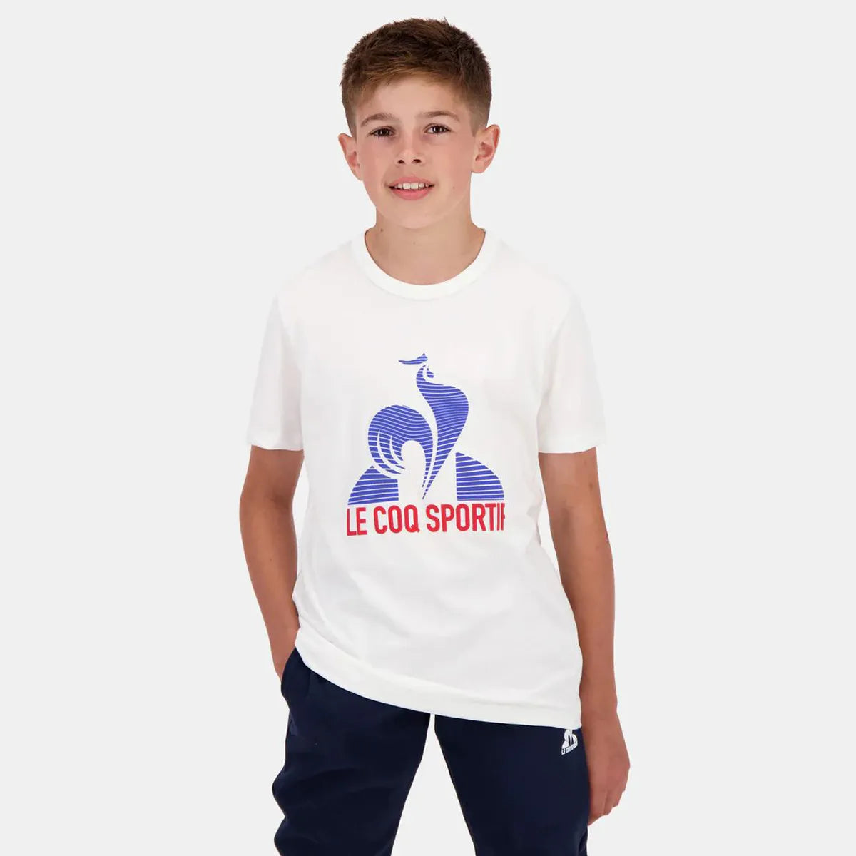 Le Coq Sportif Junior Tennis Fan Paris T-Shirt