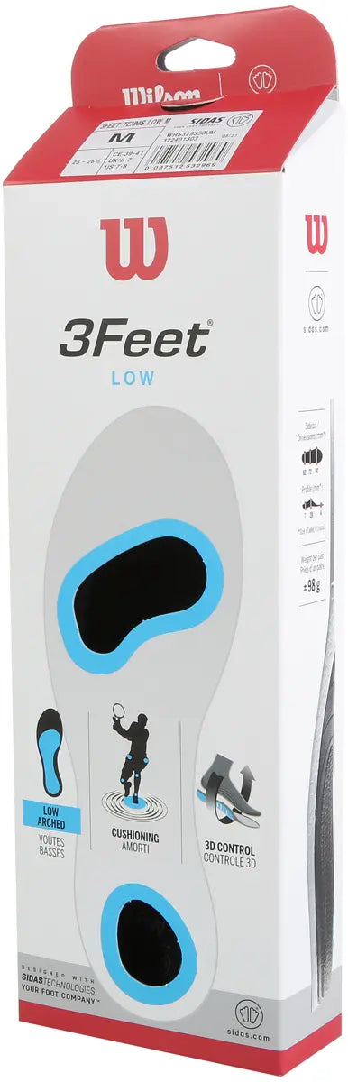 Sidas 3Feet Tennis Low Std Insoles