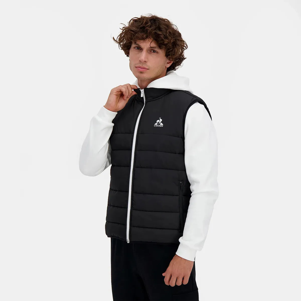 Le Coq Sportif Contemporary Sleeveless Puffer Jacket