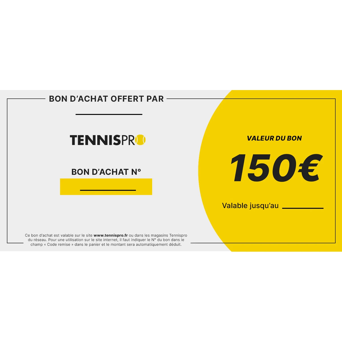 Tennispro Gift Voucher €150