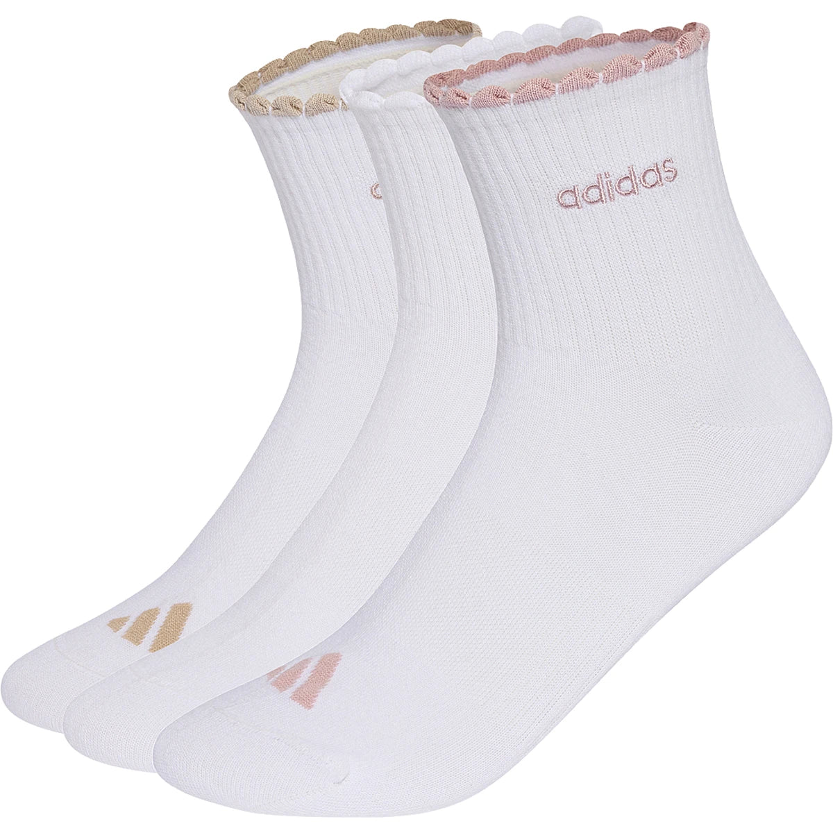 3 Pairs of adidas Womens Ankle Socks