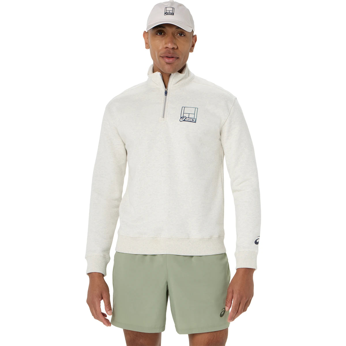 Asics Court Graphic 1/2 Zip Sweat