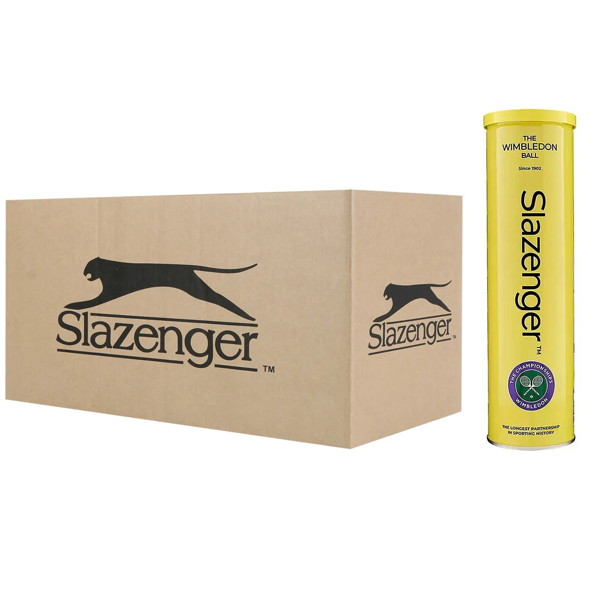 Carton of 18 Tubes of 4 Slazenger Tennis Balls