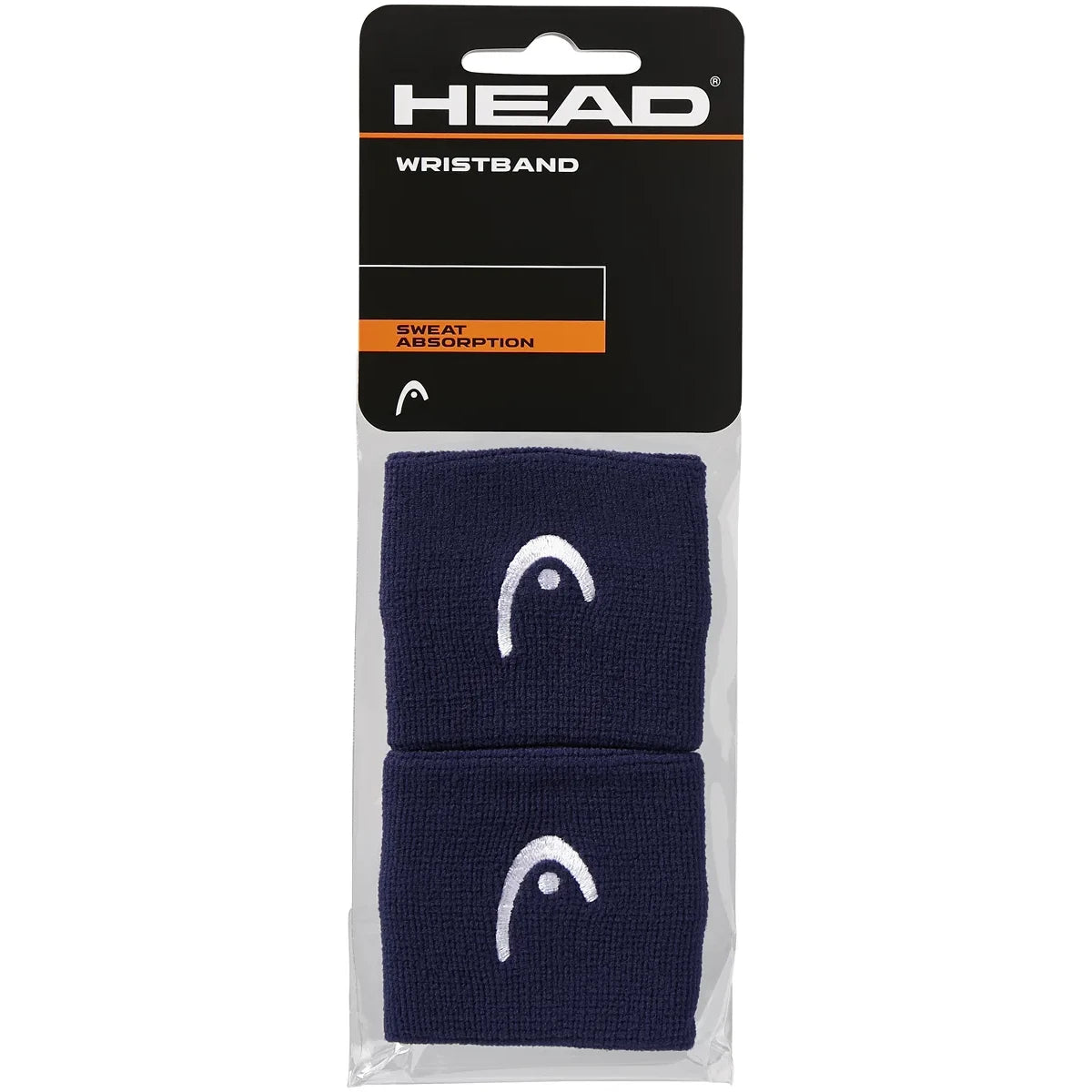 Pair of Head Simple Wristbands Width 2.5"