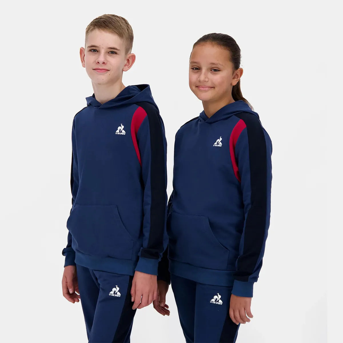 Le Coq Sportif Junior Tricolour Hoody Sweatshirt
