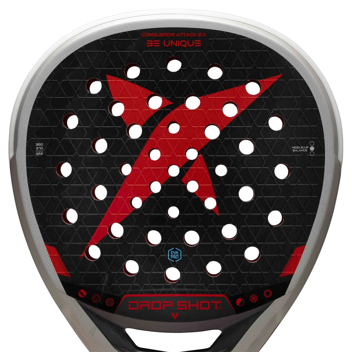 Padel Racket Test Drop Shot Conqueror Attack 2.0