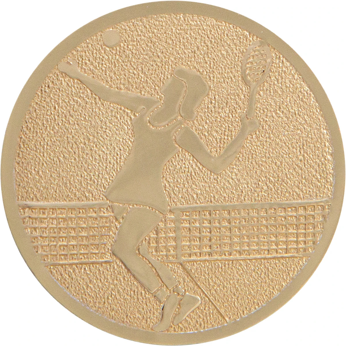 Medal Tennis Woman Discs (Alu - 25Mm)