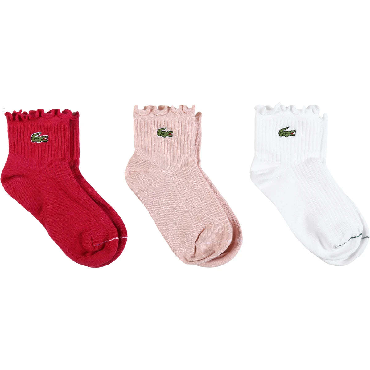 3 Pairs of Lacoste Junior Ankle Socks