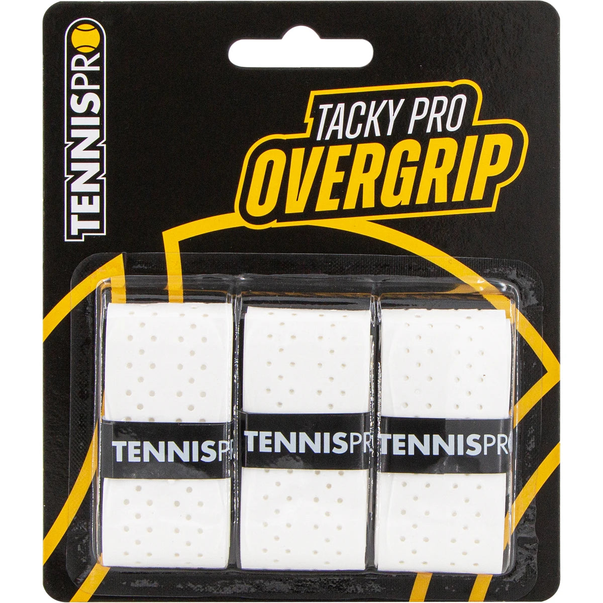 Tacky Pro Perforated Tennispro Overgrips X3