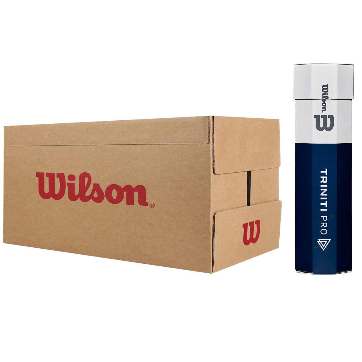 Box of 18 Tubes of 4 Wilson Triniti Pro Tennis Balls