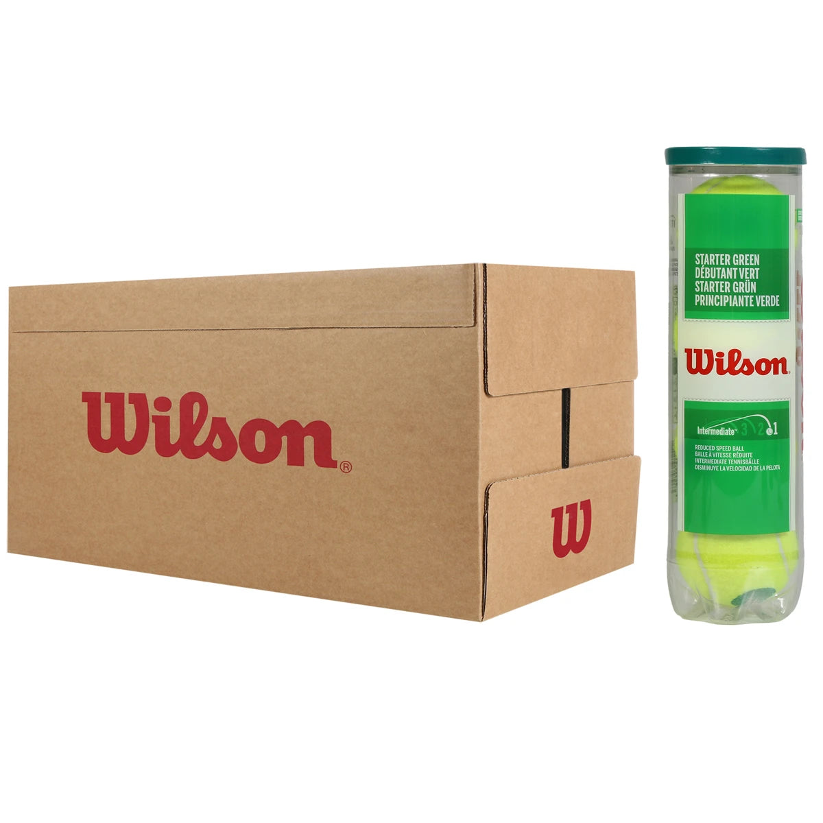 Box of 18 Tubes of 4 Wilson Starter Tennis Balls