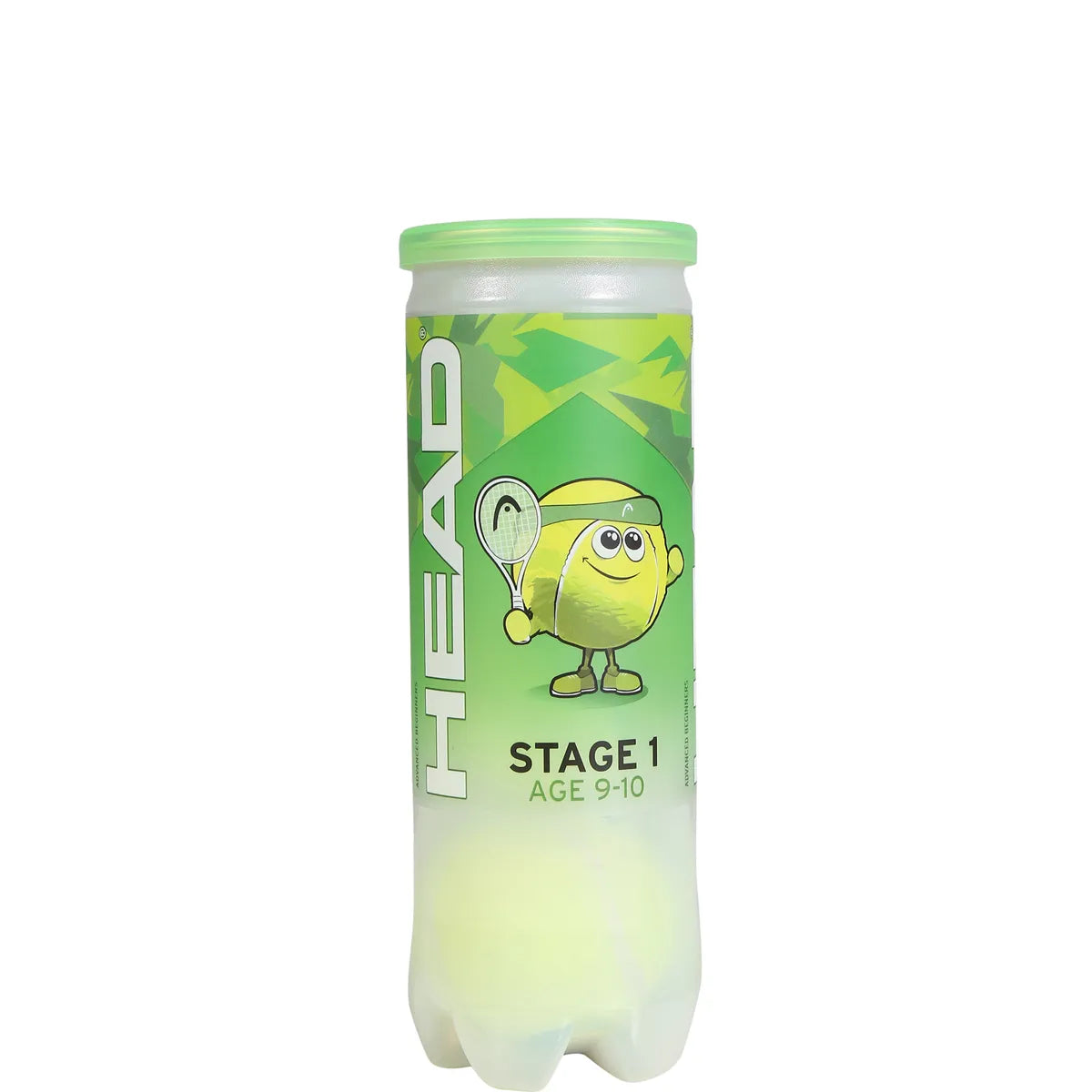 Tube of 3 Head Tip Green Balls