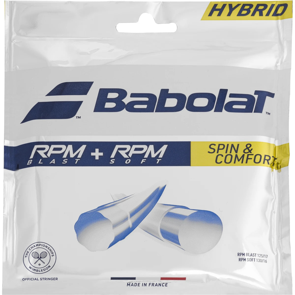 Babolat Hybrid String Rpm Blast (1.25mm) + Rpm Soft (1.30mm)