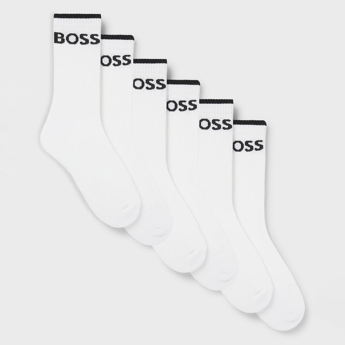6 Pairs of Boss Stripe Socks