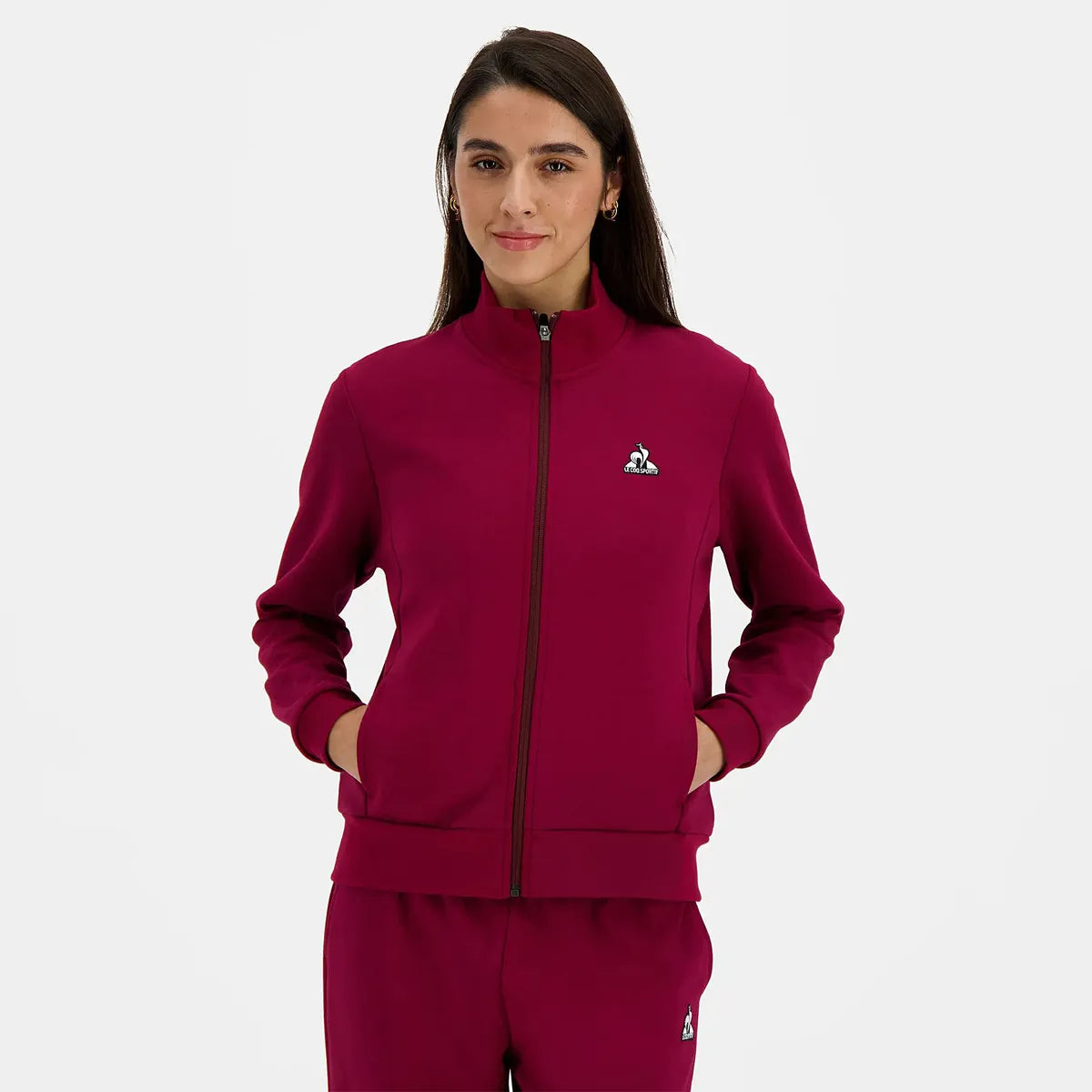 Le Coq Sportif Women's Heritage Full Zip Sweatshirt