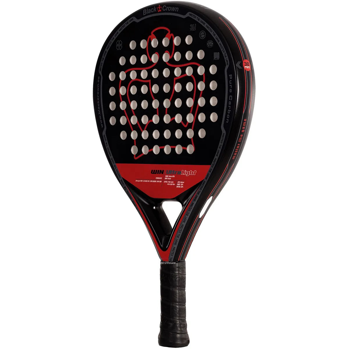 Black Crown Win Ultra Light Padel racket