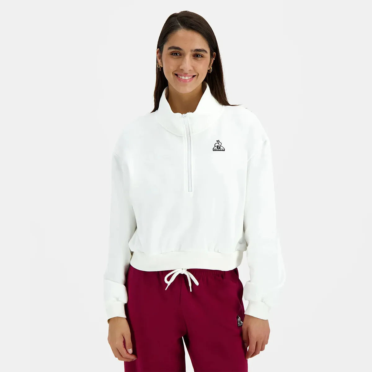 Le Coq Sportif Women's Heritage 1/2 Zip Sweat