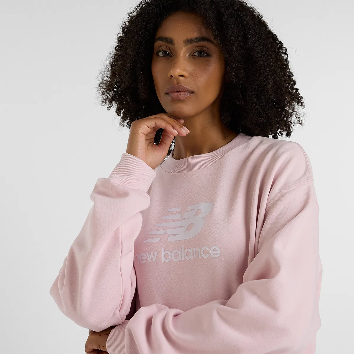 New Balance Women's Essentials French Terry Logo Sweat