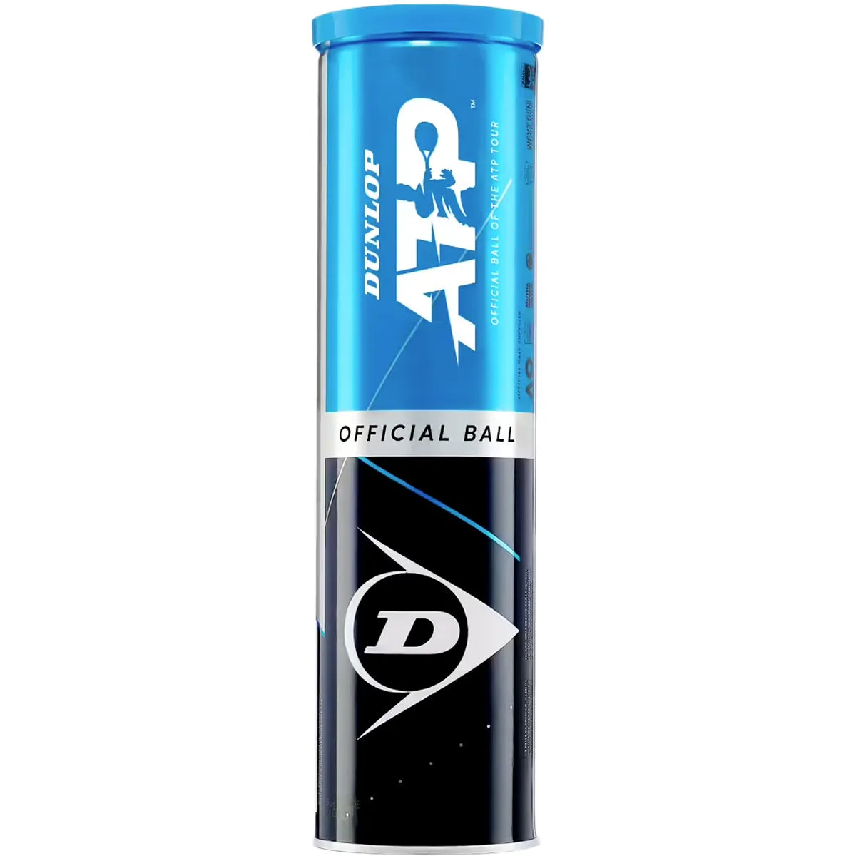 Tube of 4 Dunlop ATP Balls (Metal Tube)