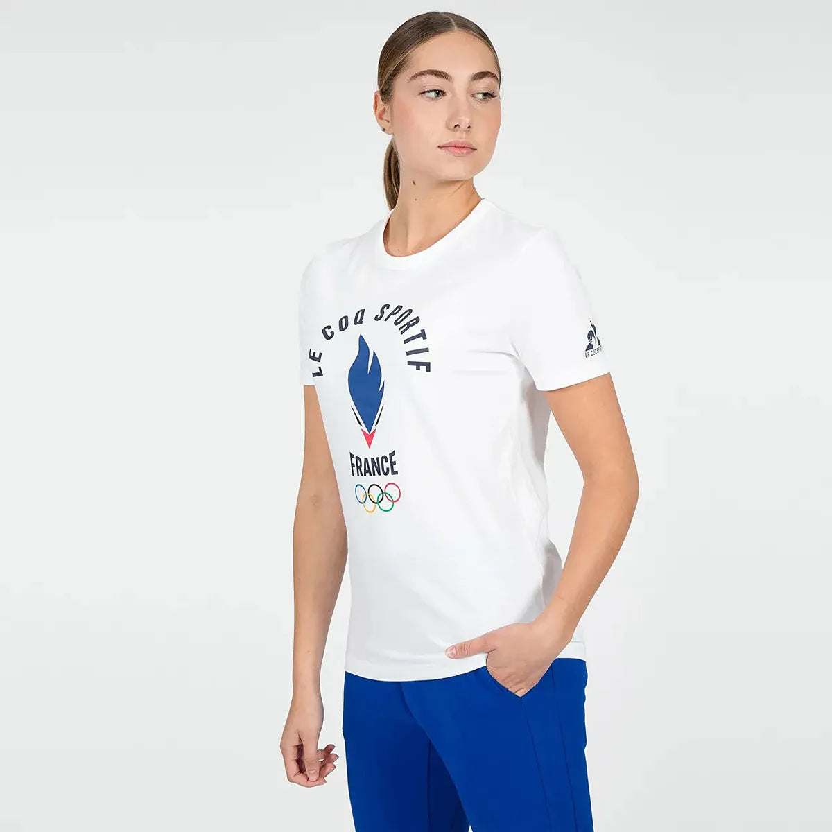 Le Coq Sportif France Olympic Village T-Shirt (1)