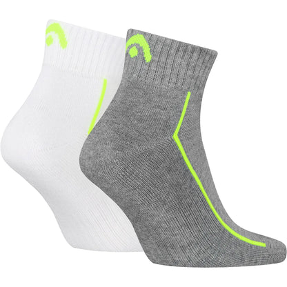 2 Pairs of Head Performance Quarter (Low) Socks