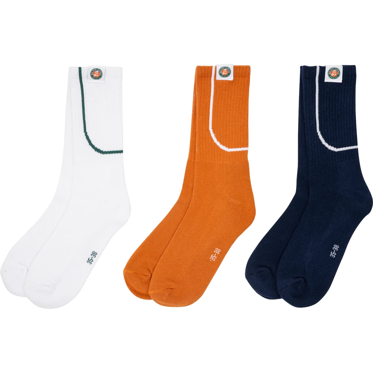 3 Pairs of Roland-Garros Sport Socks