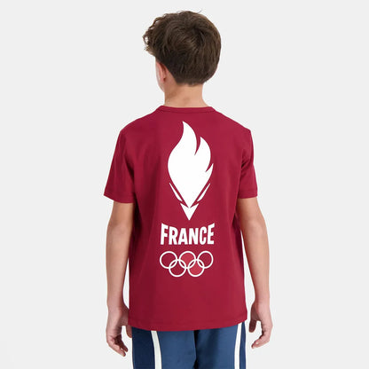 Le Coq Sportif Junior France Olympic Village T-Shirt