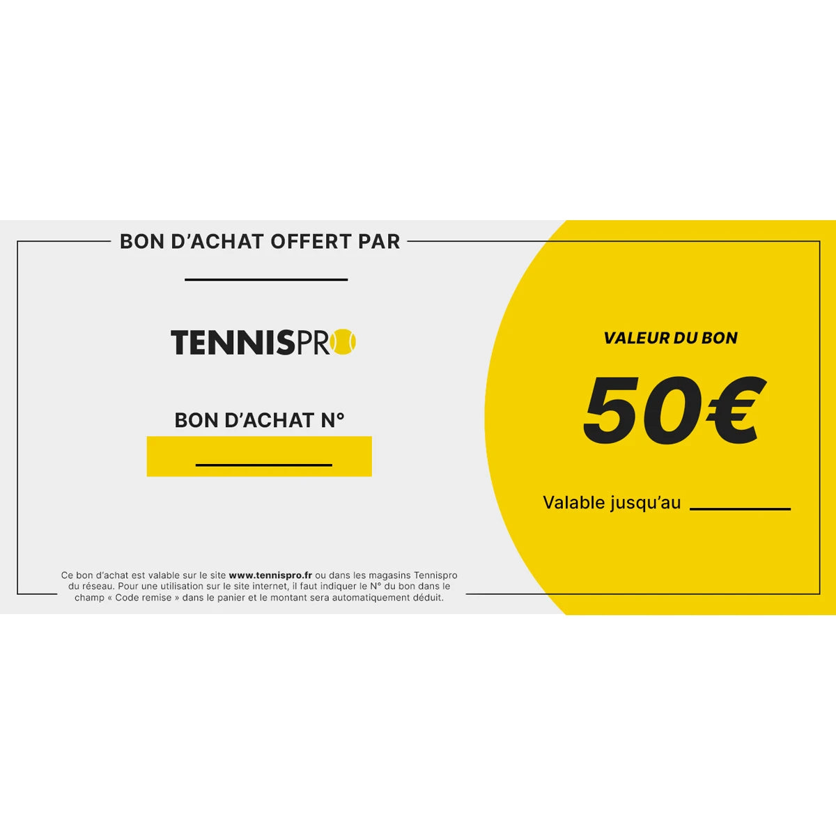 Tennispro Gift Voucher €50