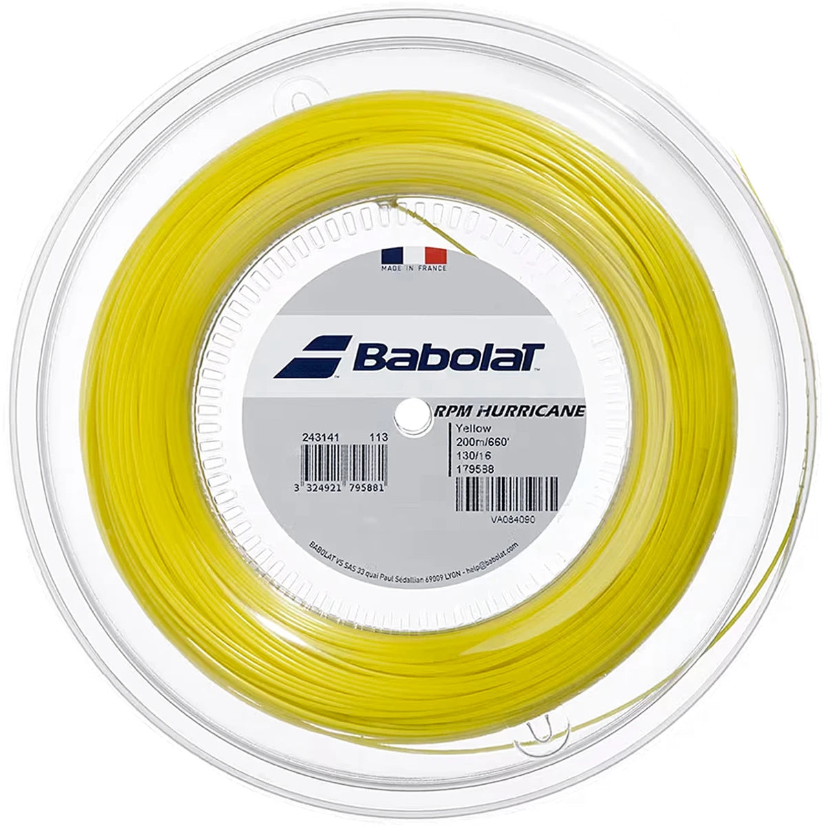 Babolat Rpm Hurricane Reel (200 Metres) (Ex Pro Hurricane Tour)