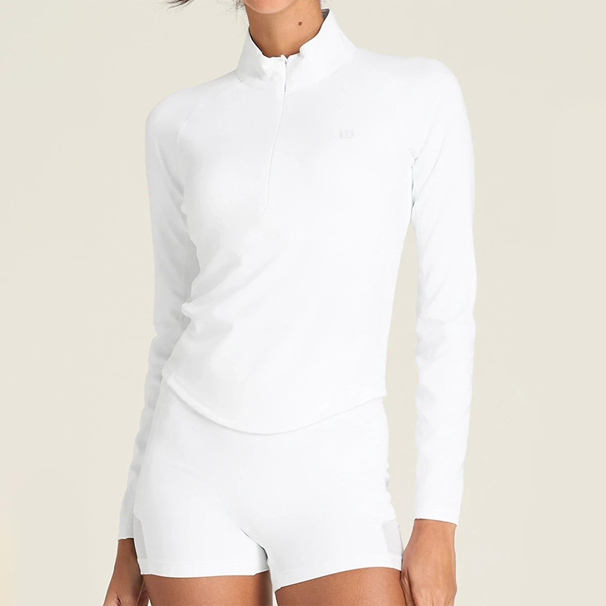 Wilson Women's Baseline Half-Zip Long Sleeve T-Shirt