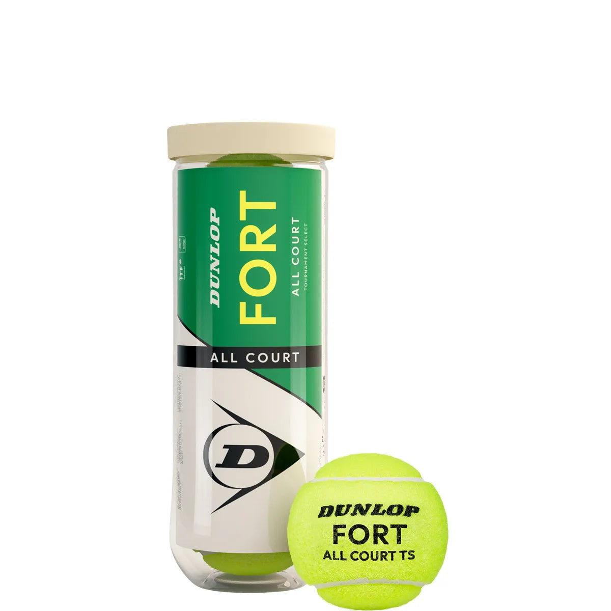 Tube 3 Dunlop Fort Select Tennis Balls