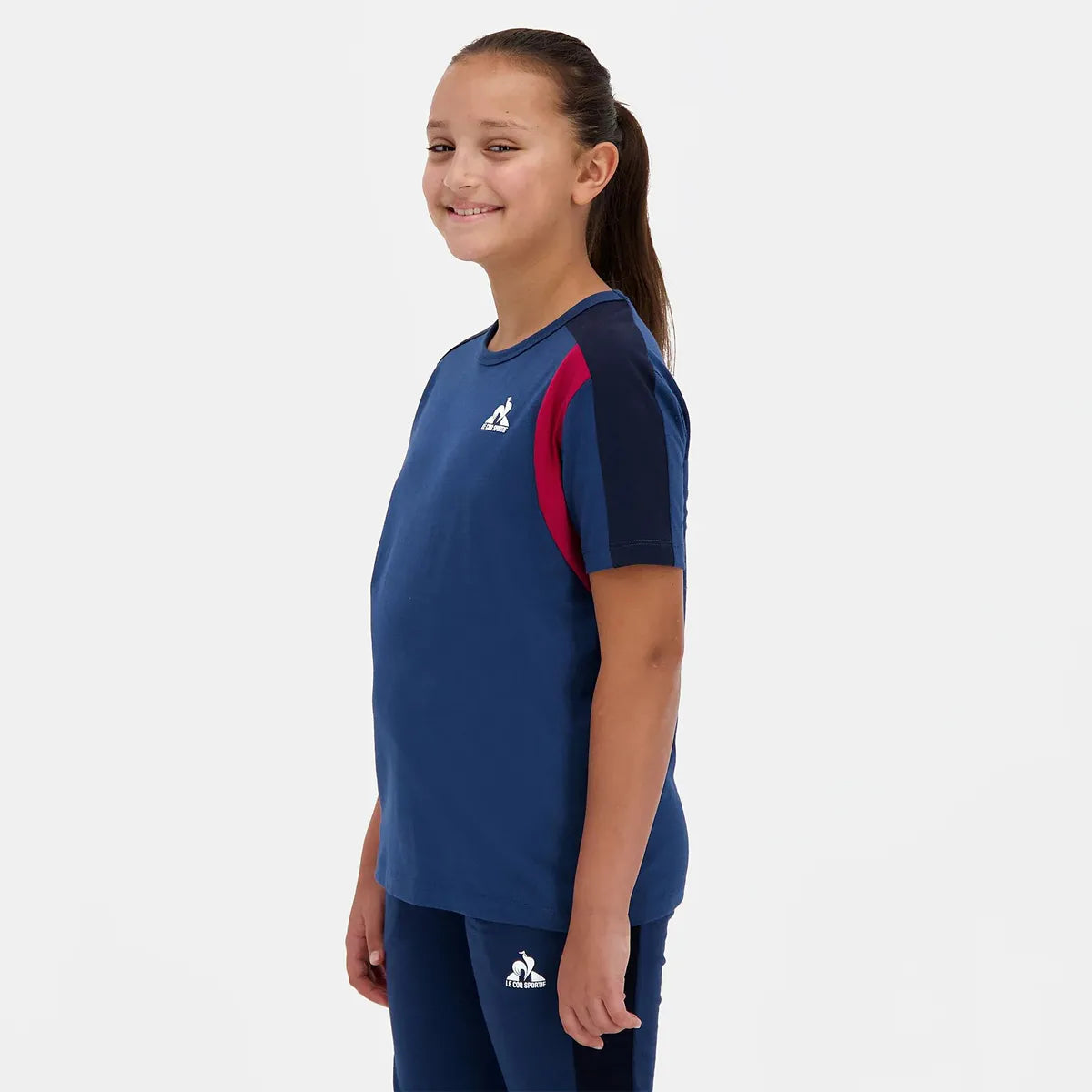 Le Coq Sportif Junior Tricolour T-Shirt