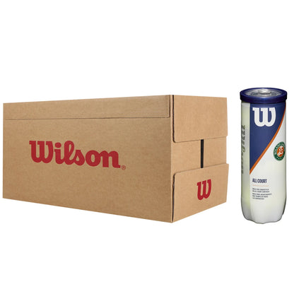 Box of 24 Tubes of 3 Wilson Roland Garros All Court Tennis Balls