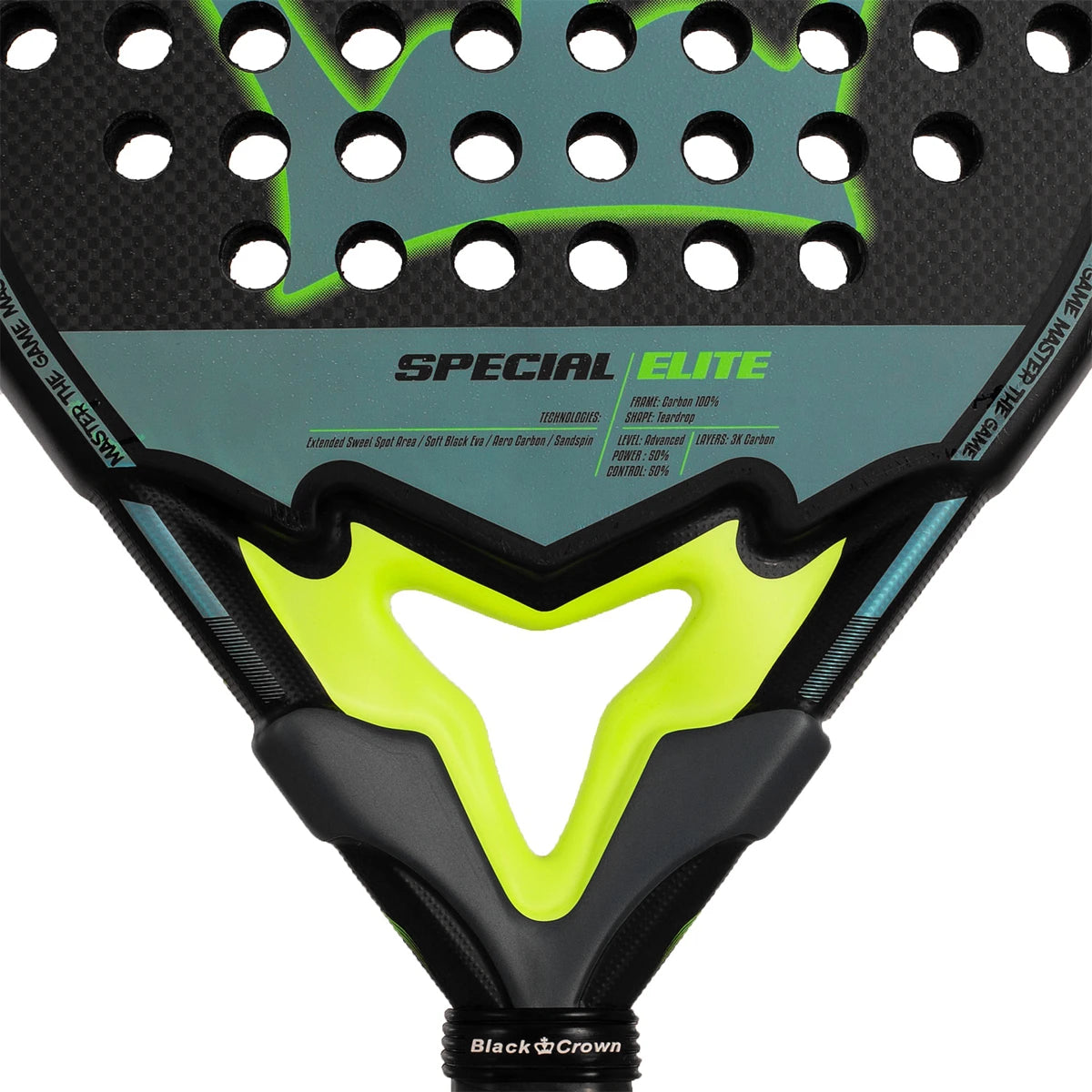 Black Crown Special Elite Padel racket