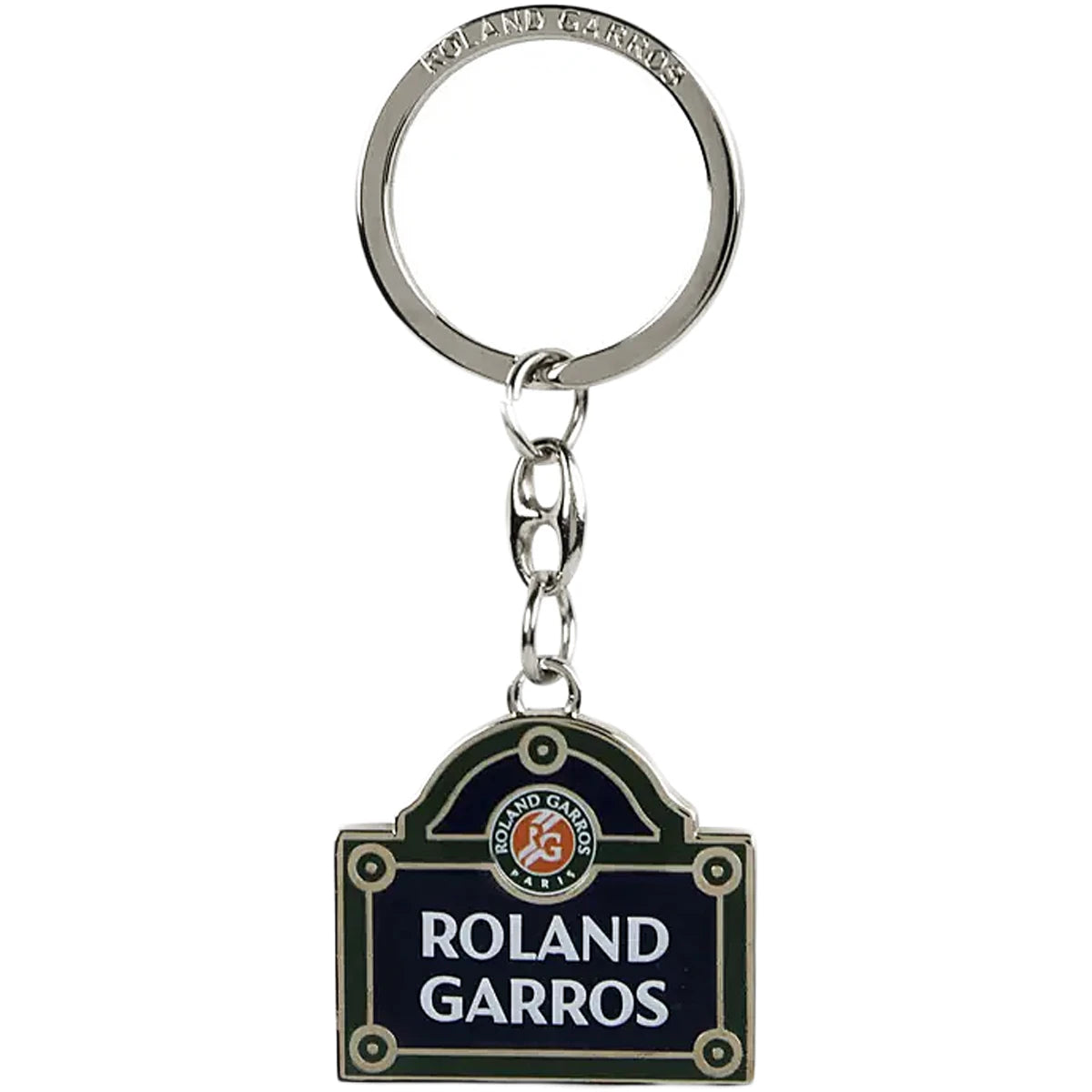 Roland Garros Street Sign Key Chain
