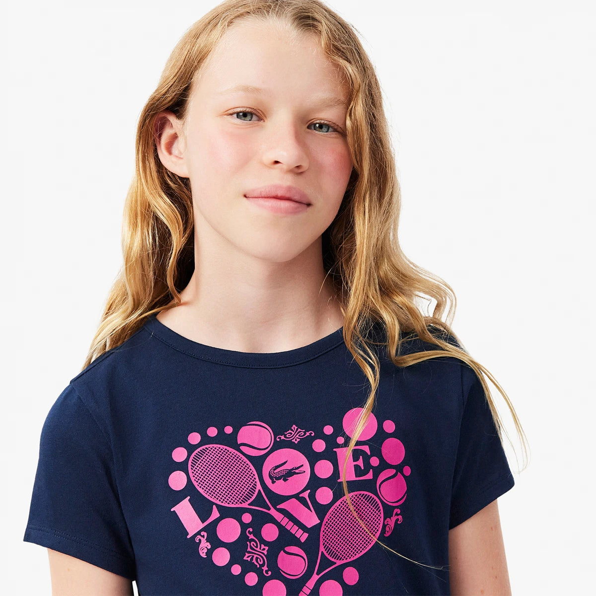 T-Shirt Lacoste Junior Girl Core Performance Graphic