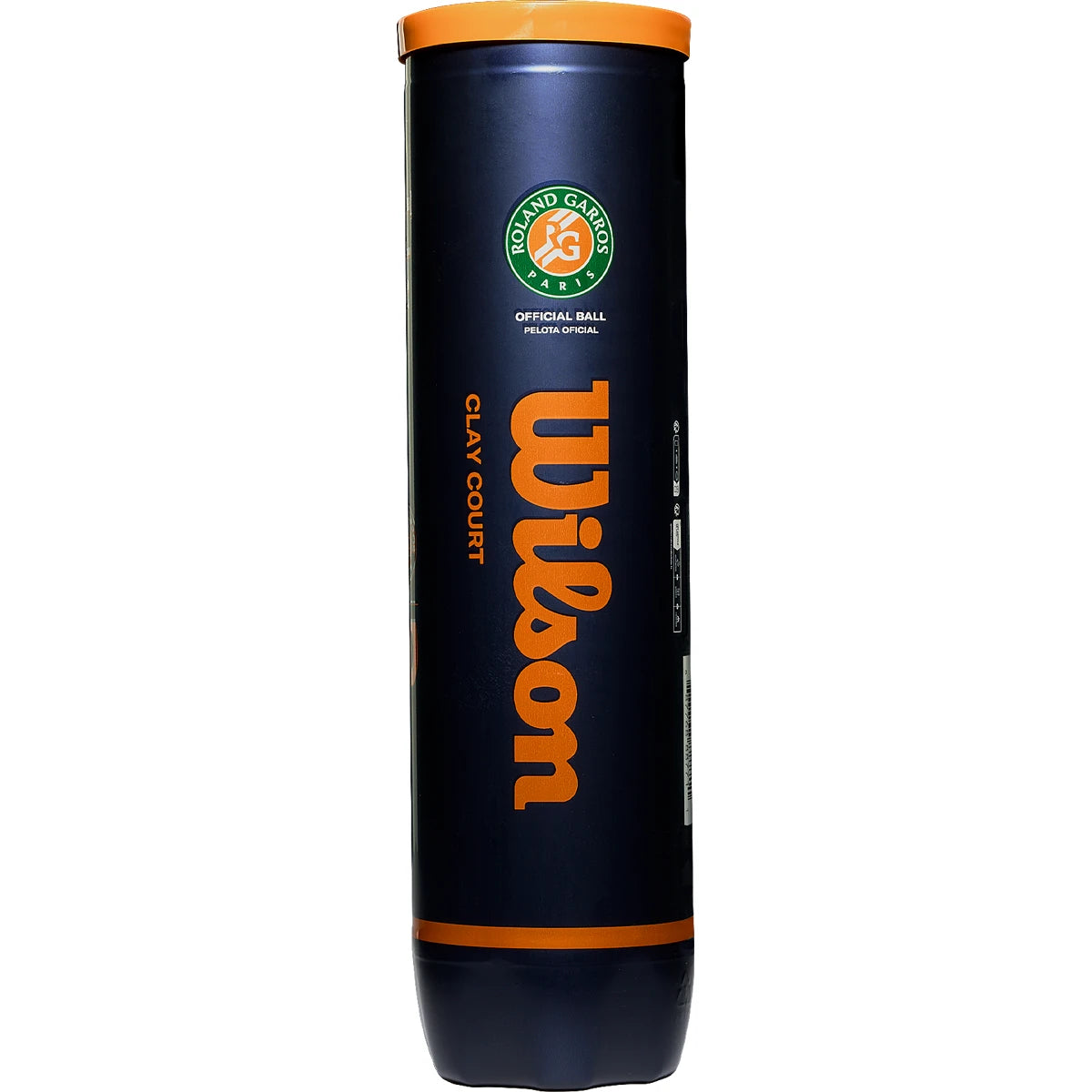 Tube of 4 Wilson Roland Garros Clay Court Tennis Balls