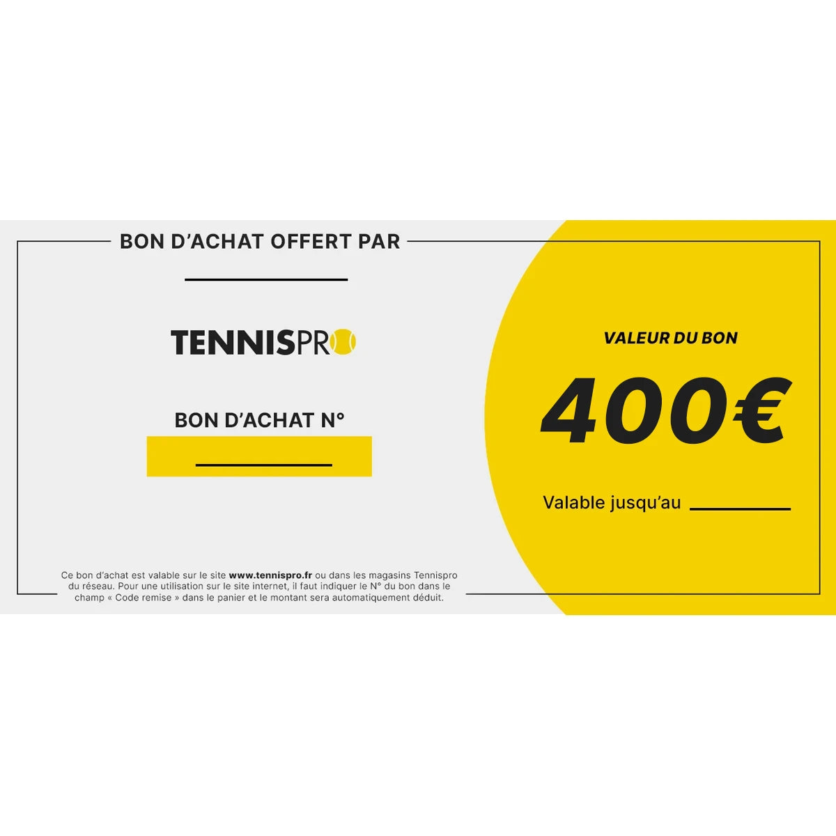 Tennispro Voucher €400