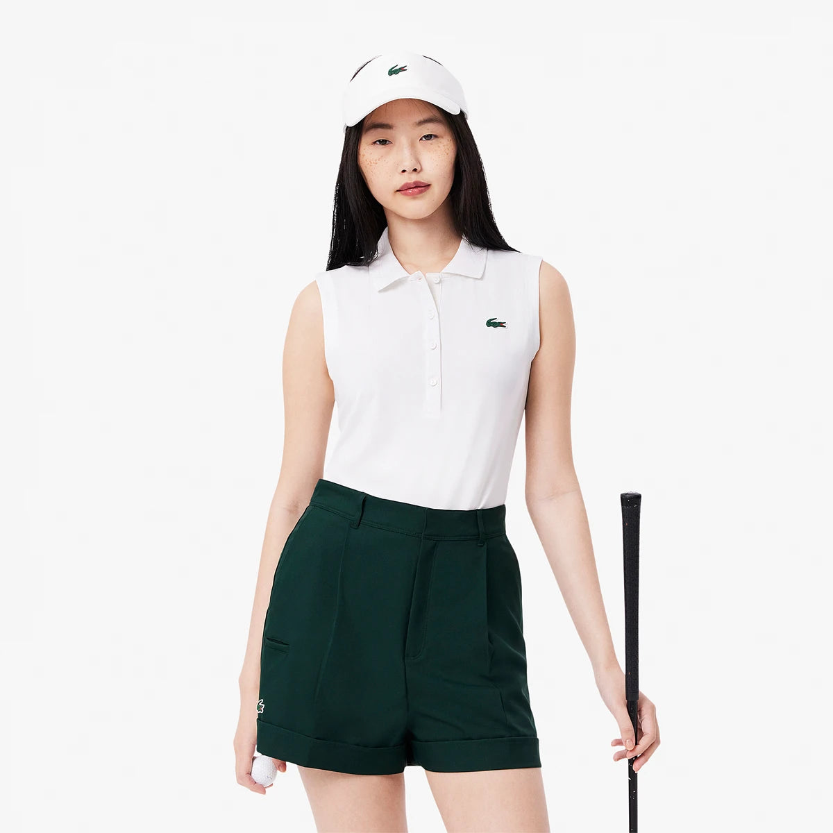 Lacoste Women's Core Performance Sleeveless Polo