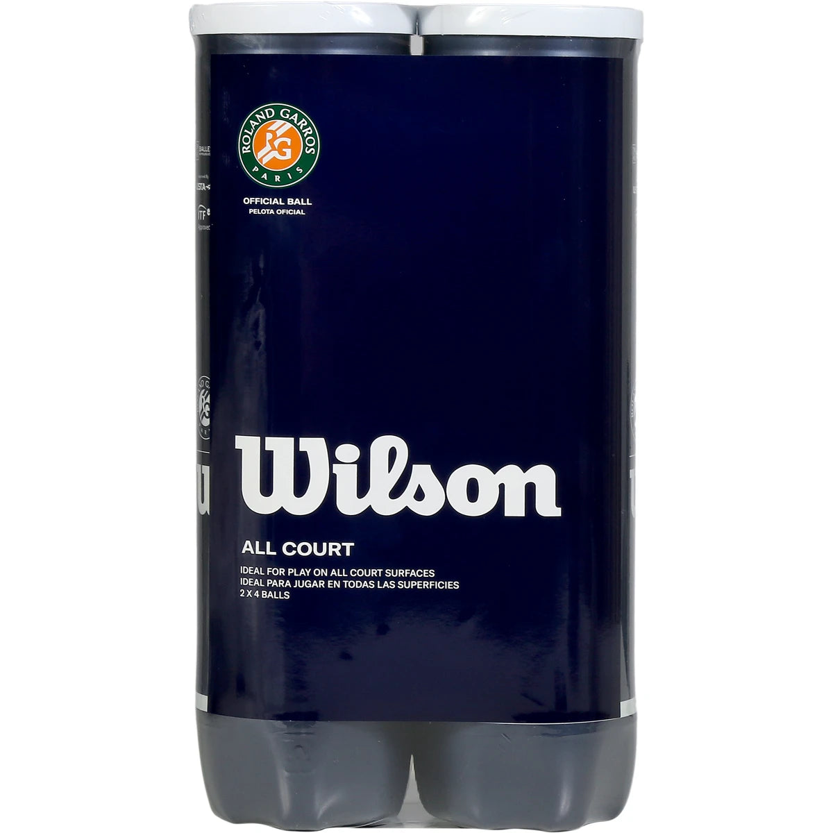 Bipack of 4 Wilson Roland Garros All Court Balls
