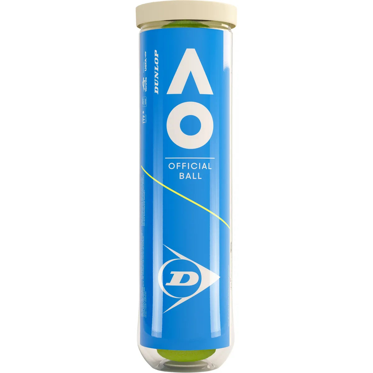 Tube of 4 Dunlop Australian Open Tennis Balls