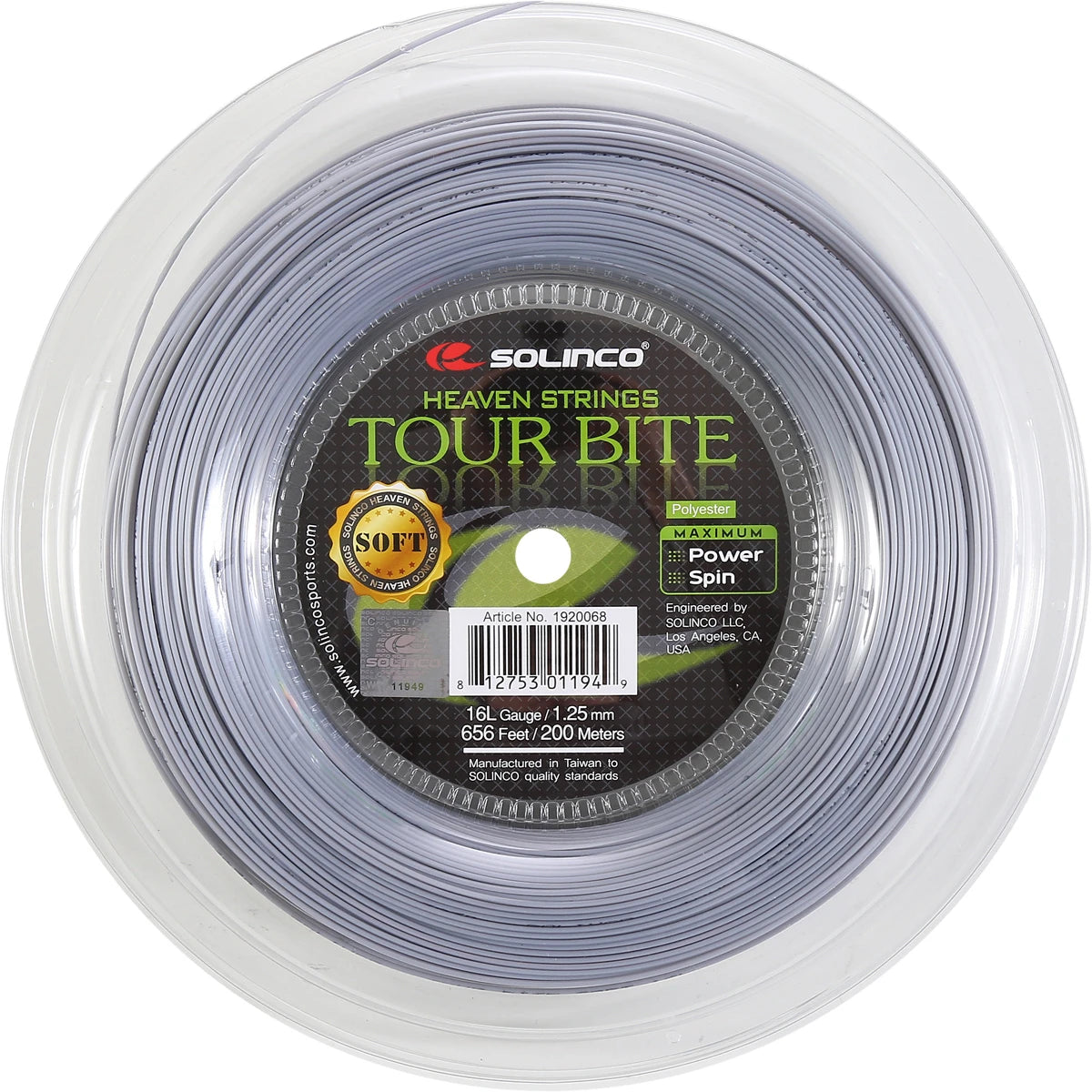 Solinco Tour Bite Soft Reel (200 Metres)