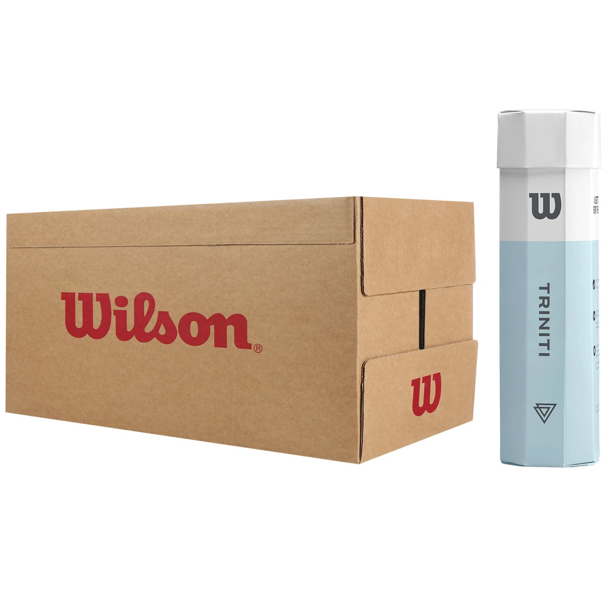 Carton of 18 Tubes of 4 Wilson Triniti Tennis Balls