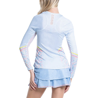 Lucky In Love Women's Chambray Blossom Liberty In Love Long Sleeve T-Shirt